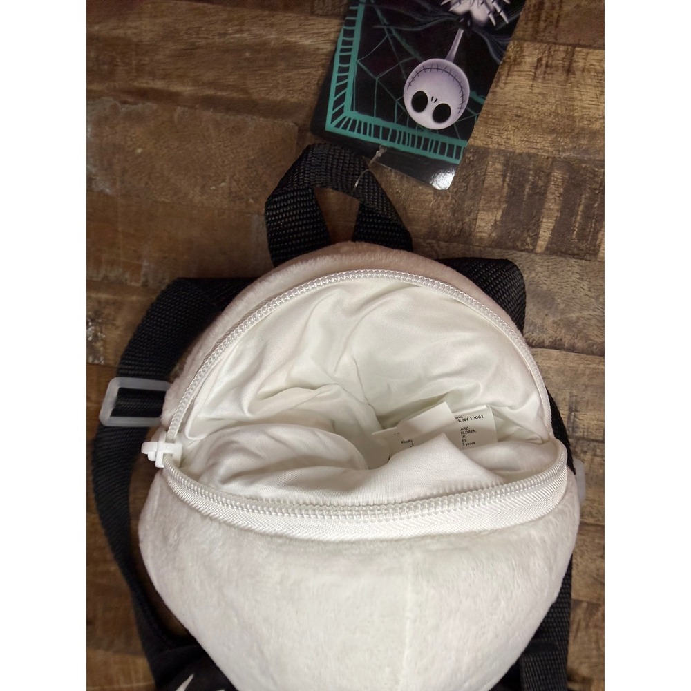 Disney Jack Skellington Plush Backpack Nightmare Before Christmas 15 Inch NWT - Picture 4 of 6